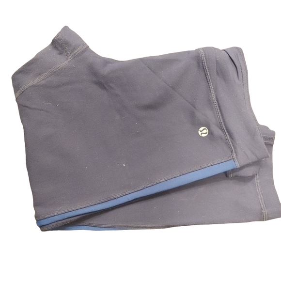 LULULEMON ATHLETICA - Grey & Blue Leggings Tights Size 4 - Picture 3 of 4